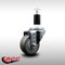 Service Caster 3'' SS Gray Poly Wheel Swivel 1-3/8'' Expanding Stem Caster SCC-SSEX20S314-PPUB-138 - alternate 3